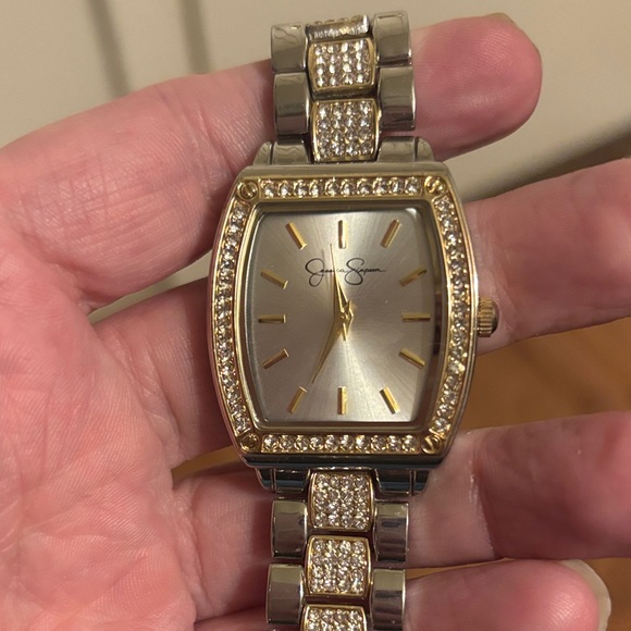 Jessica Simpson Gold and Silver Women's Watch - Picture 1 of 3